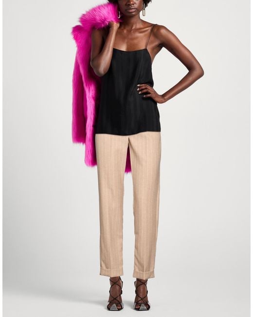 Marella Natural Pants Polyester, Elastane