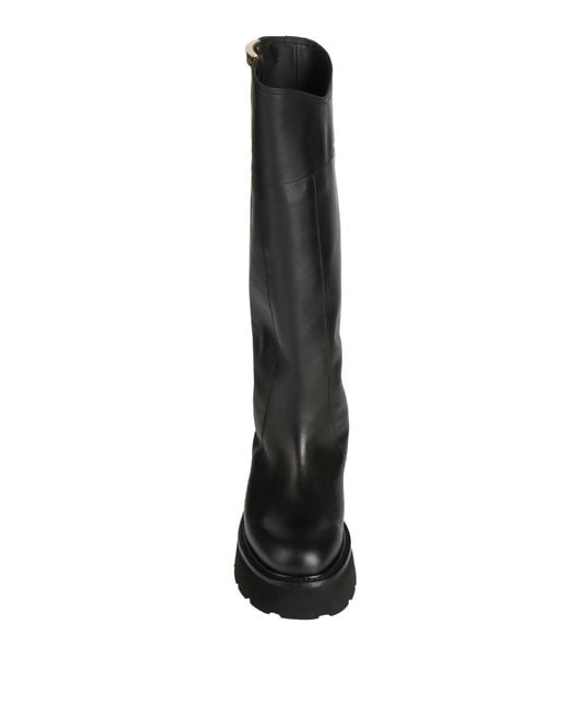 N°21 Black Boot Leather