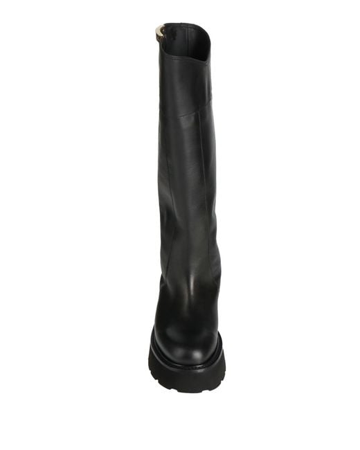 N°21 Black Boot Leather