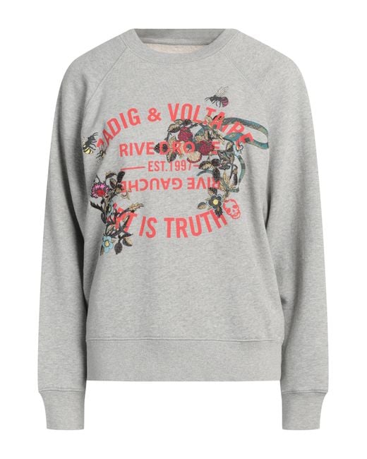 Zadig & Voltaire Gray Sweatshirt