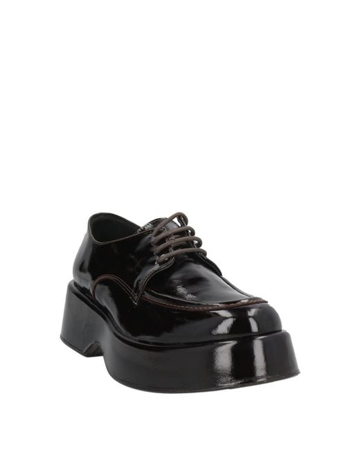 Ovyè Black Lace-Up Shoes