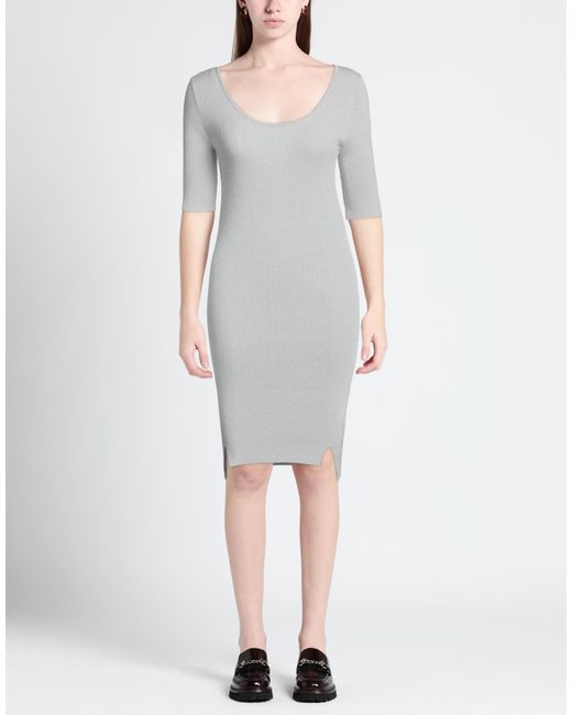 Patrizia Pepe Gray Mini Dress
