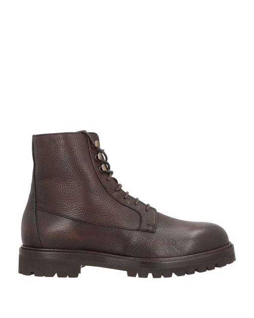 Brunello Cucinelli Brown Ankle Boots for men