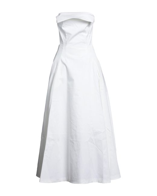 Sportmax White Long Dress