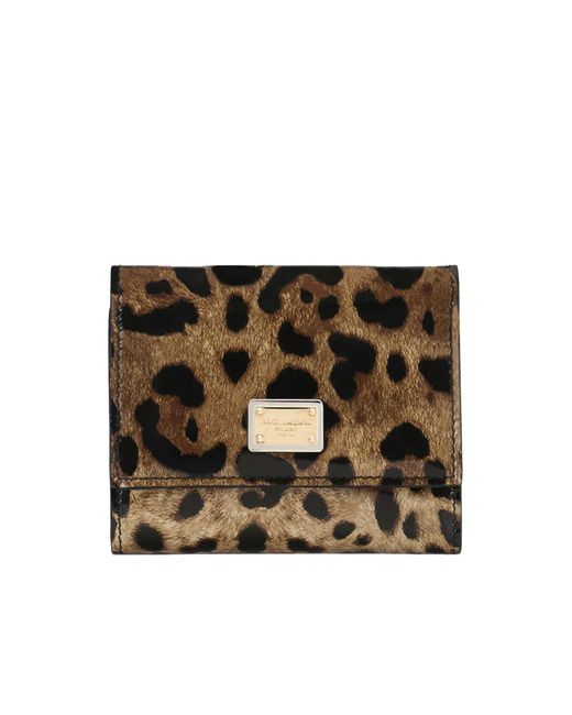 Dolce & Gabbana Brown Brieftasche