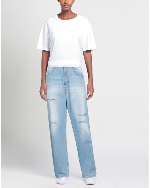 CYCLE Blue Denim Trousers
