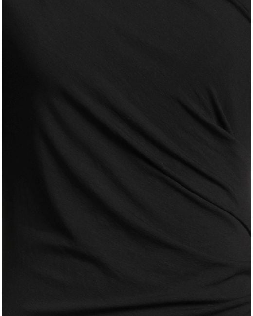 Ottod'Ame Black Maxi Dress Viscose, Elastane