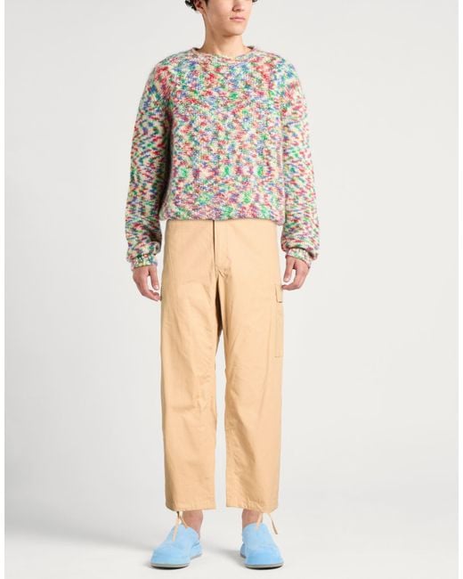 KENZO Natural Sand Pants Cotton for men