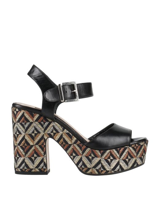 Andrea Pinto Sandals Leather in Black Lyst