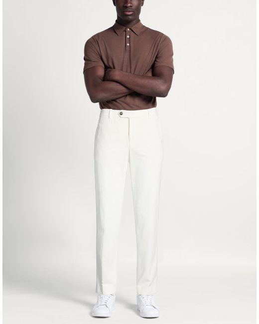 Windsor. White Pants for men