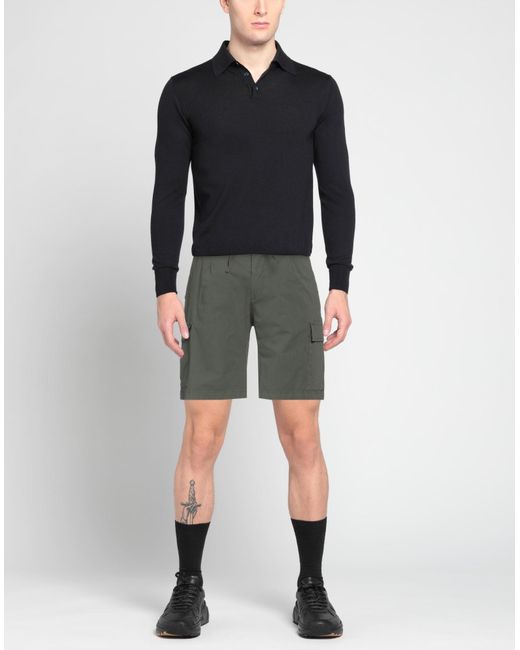 Grey Daniele Alessandrini Gray Shorts & Bermuda Shorts for men