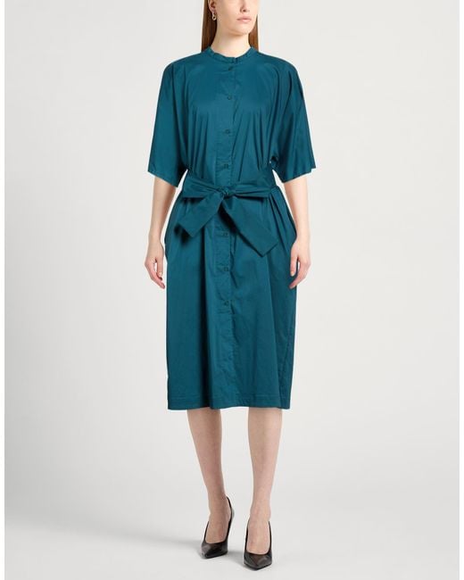 Liviana Conti Blue Midi Dresses