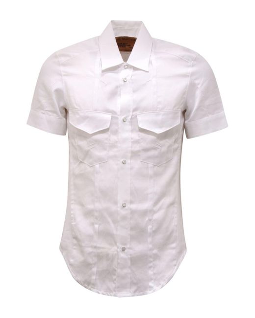 Camicia di Neil Barrett in White da Uomo