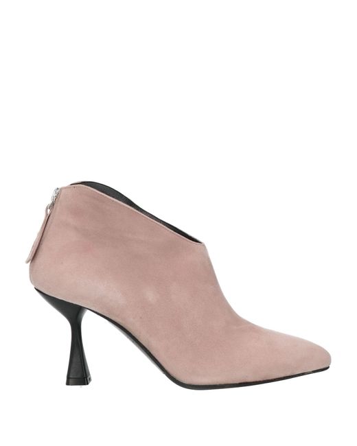 Albano Pink Ankle Boots
