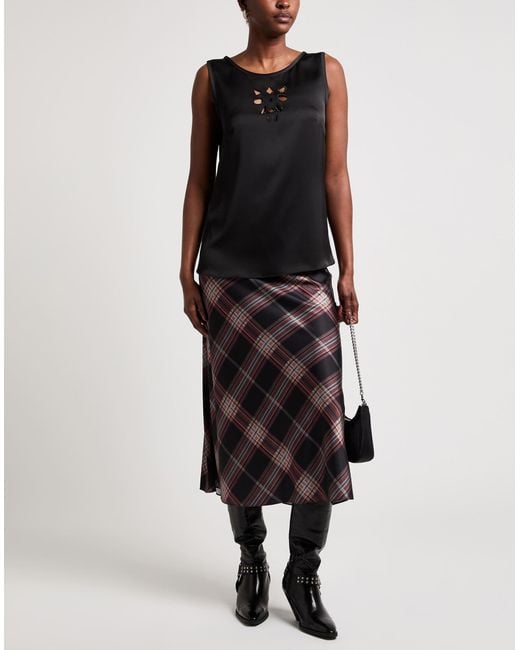 Camilla Black Top Polyester, Elastane