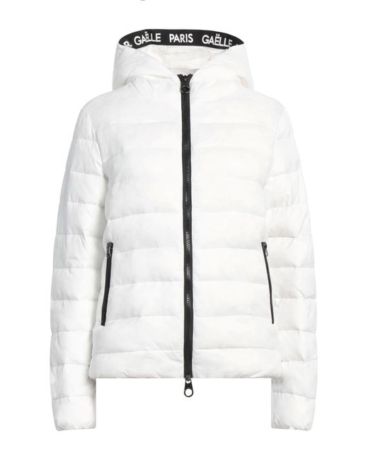 Gaelle Paris White Pufferjacke & Daunenjacke