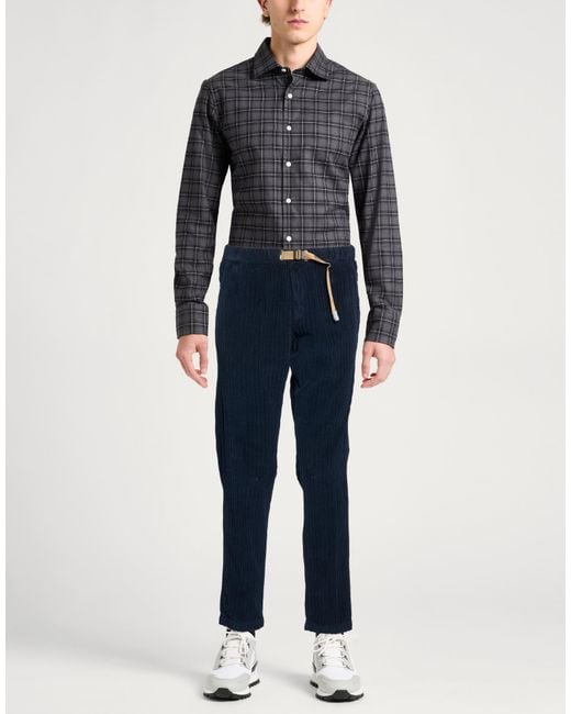 White Sand Blue Pants Cotton for men