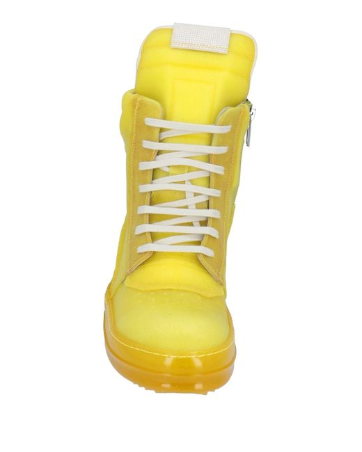 Rick Owens Yellow Trainers for men