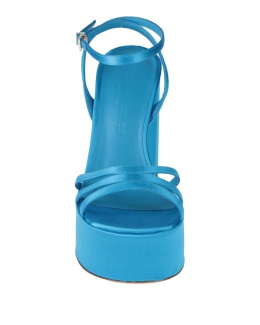 Sergio Levantesi Blue Sandals