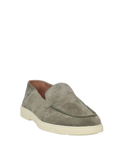 Santoni Green Loafers