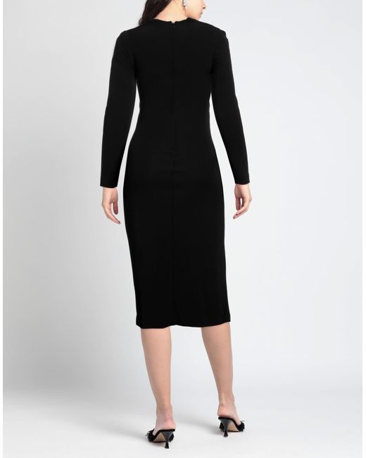 DSquared² Black Midi Dress
