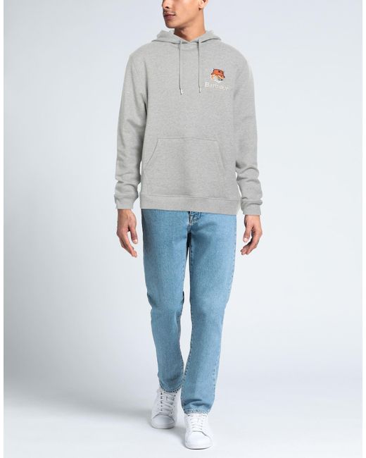 Barbour Gray Sweatshirt Cotton for men