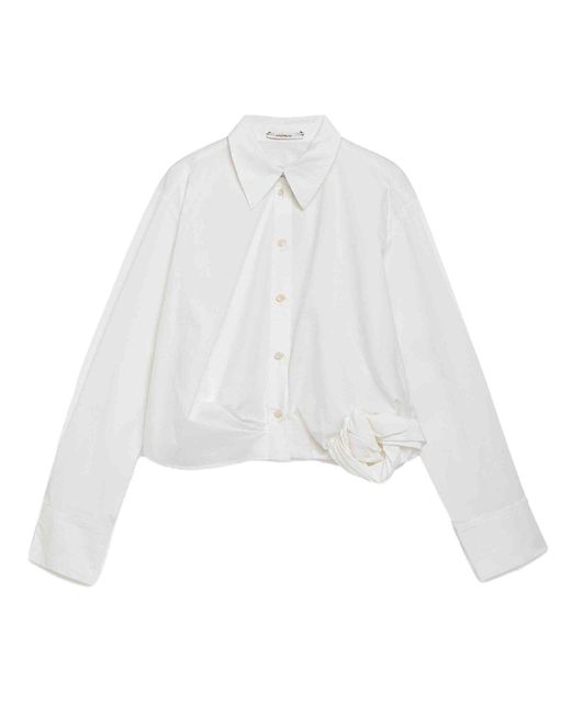 Camicia di Maliparmi in White