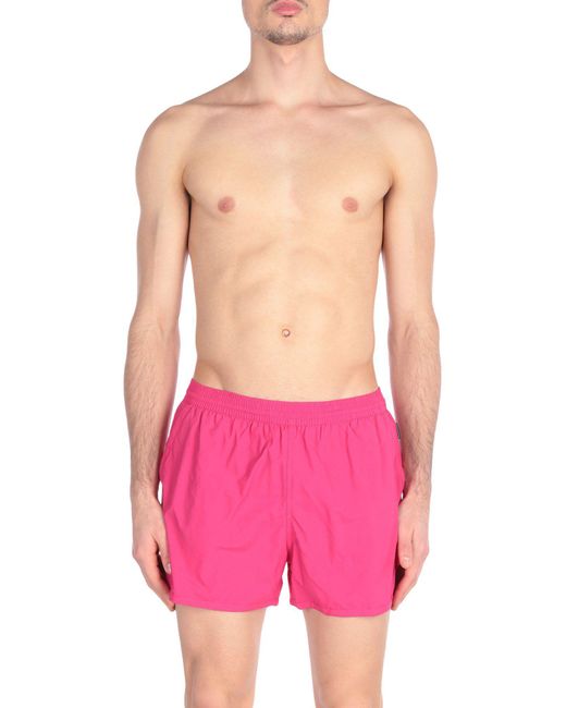 AMI Synthetic Swimming Trunks in Fuchsia (Pink) for Men - Lyst
