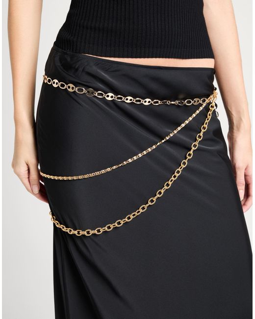 Rabanne Black Maxi Skirt Polyester