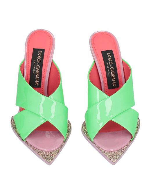 Dolce & Gabbana Green Sandals