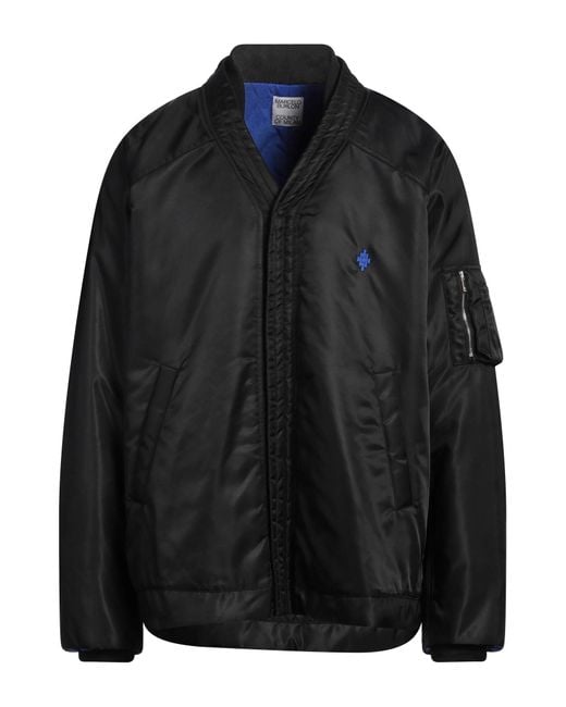 Marcelo Burlon Black Jacket Polyamide for men