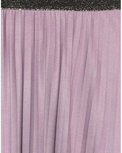 iBlues Purple Midi Skirt Polyester, Elastane
