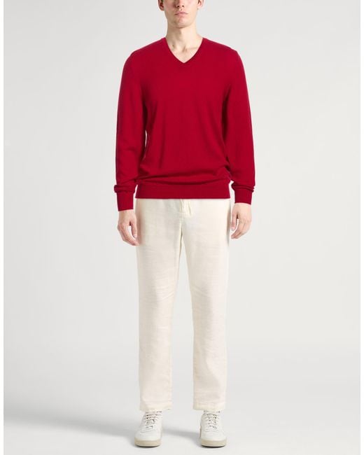Fedeli Red Jumper for men