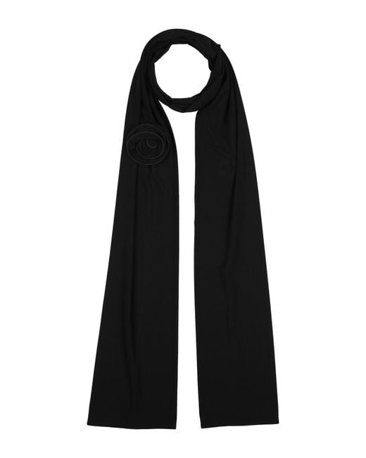 Magda Butrym Black Scarf Viscose, Elastane
