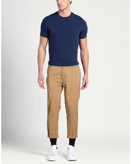 Yes London Natural Pants Wool, Polyester, Elastane for men