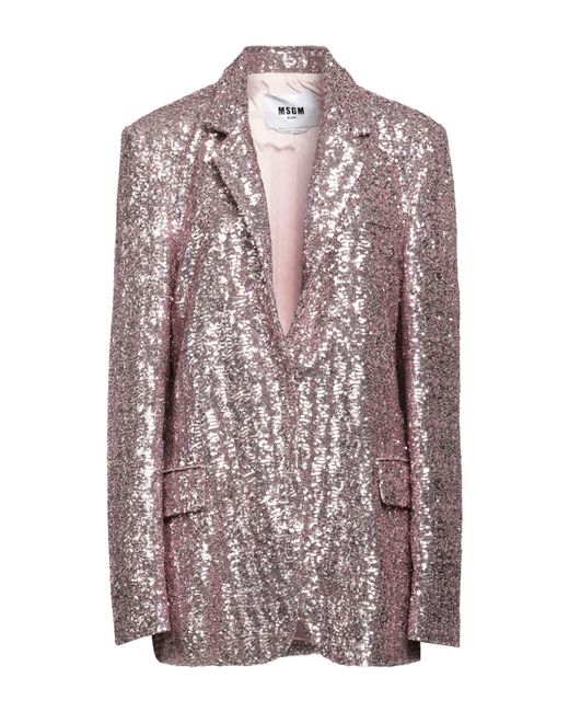 Blazer MSGM en coloris Pink