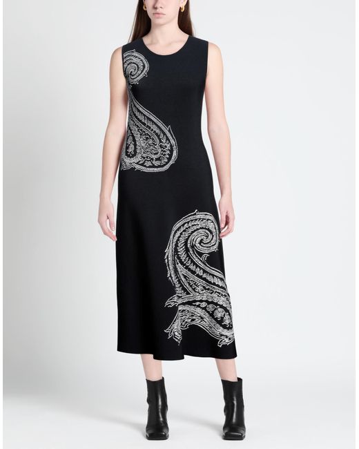 Etro Black Midi Dress