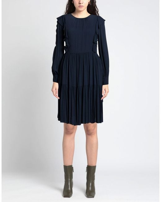 Manila Grace Blue Mini Dress