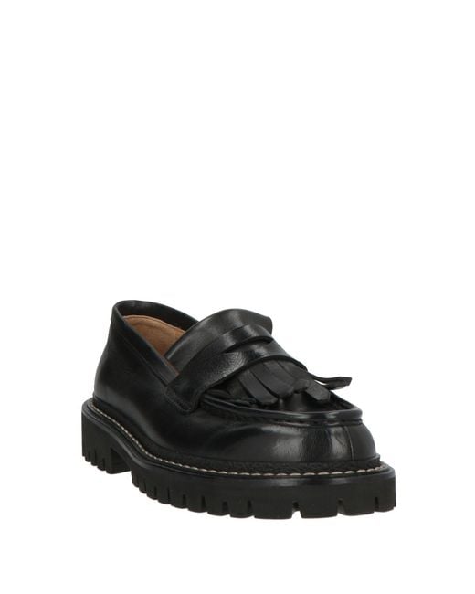 Henderson Black Loafers Leather