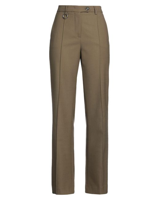 Tela Gray Military Pants Polyester, Virgin Wool, Elastane