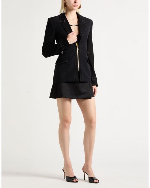 Versace Jeans Couture Black Jacket Cotton, Elastane