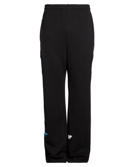 Tee Library Black Pants Cotton, Polyester for men