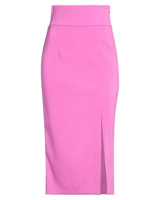 Patrizia Pepe Pink Midi Skirt