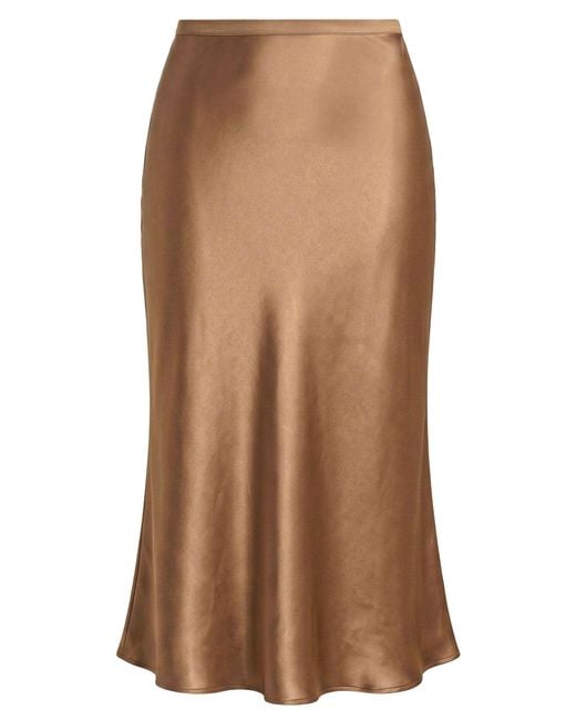 Anine Bing Brown Midi Skirt