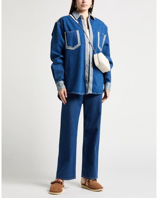 Marni Blue Denim Shirt Cotton