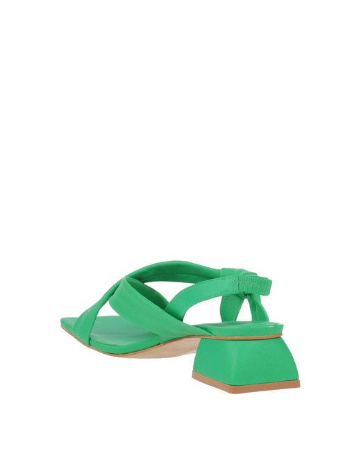 Elvio Zanon Green Sandals