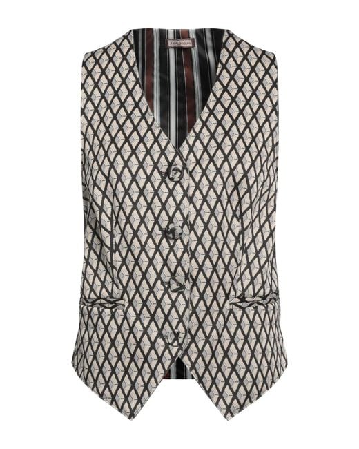 Maliparmi White Tailored Vest Polyamide, Elastane