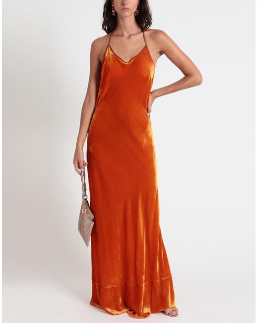 Forte Forte Orange Maxi Dress
