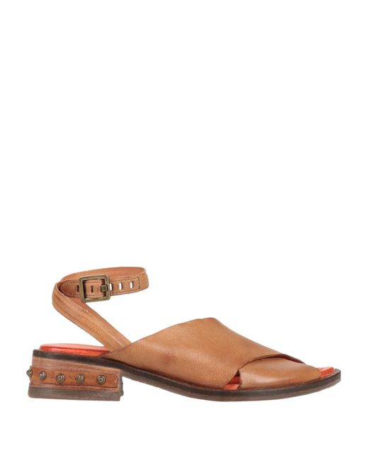 A.s.98 Brown Camel Sandals Soft Leather