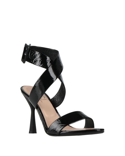 Agl Attilio Giusti Leombruni Black Sandals Leather